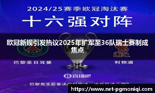 欧冠新规引发热议2025年扩军至36队瑞士赛制成焦点